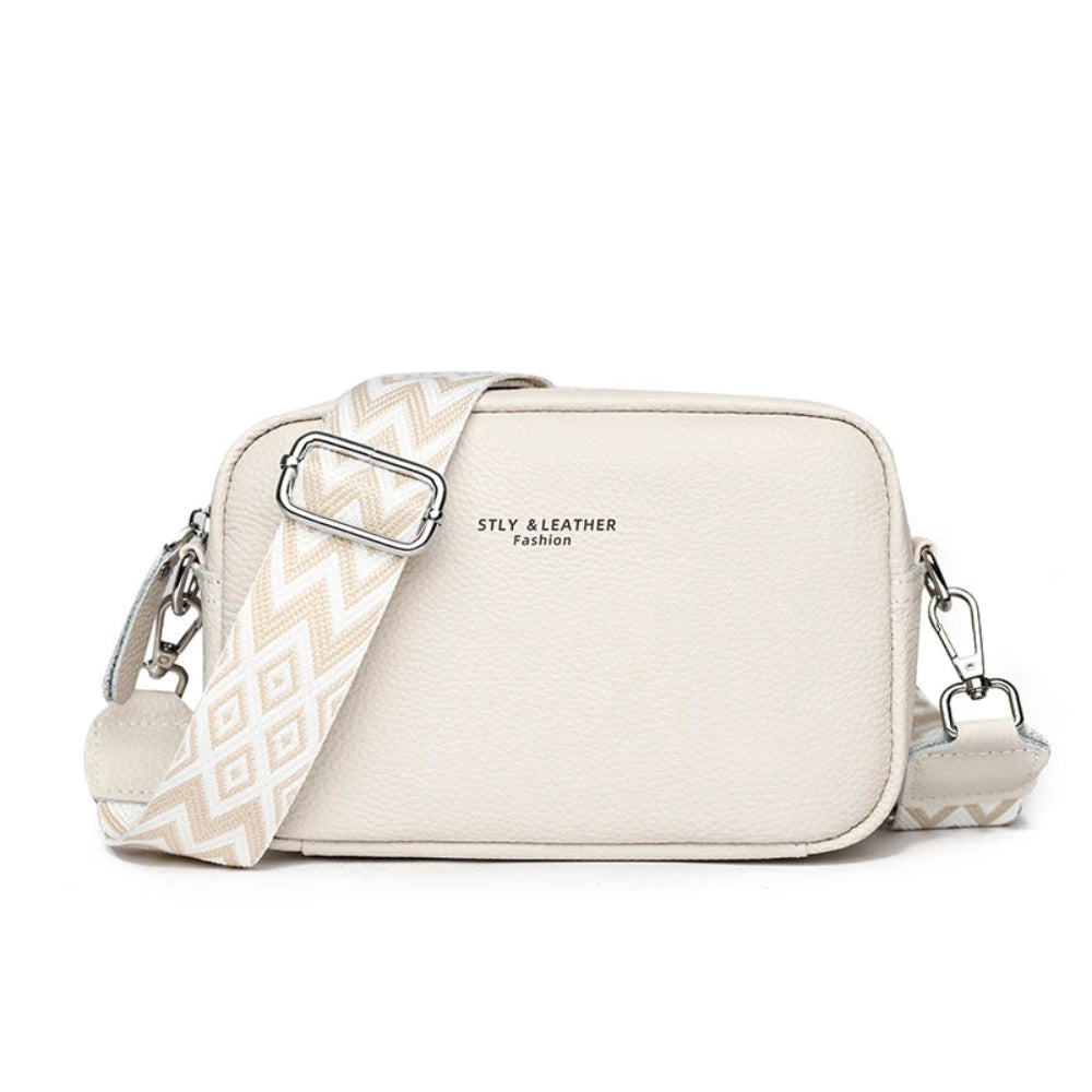 Luxo couro genuíno sólido crossbody sacos de ombro para as mulheres 2024 alta qualidade bolsas couro vaca feminino mensageiro tote sac