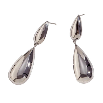 Brincos Gotas de Água Banhado a Ouro