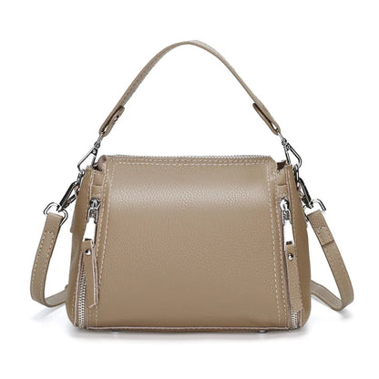 Bolsa Crossbody de Couro Legítimo Feminina de Luxo