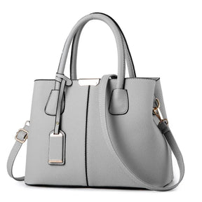 Elegante Bolsa de Couro Plutônio Feminina