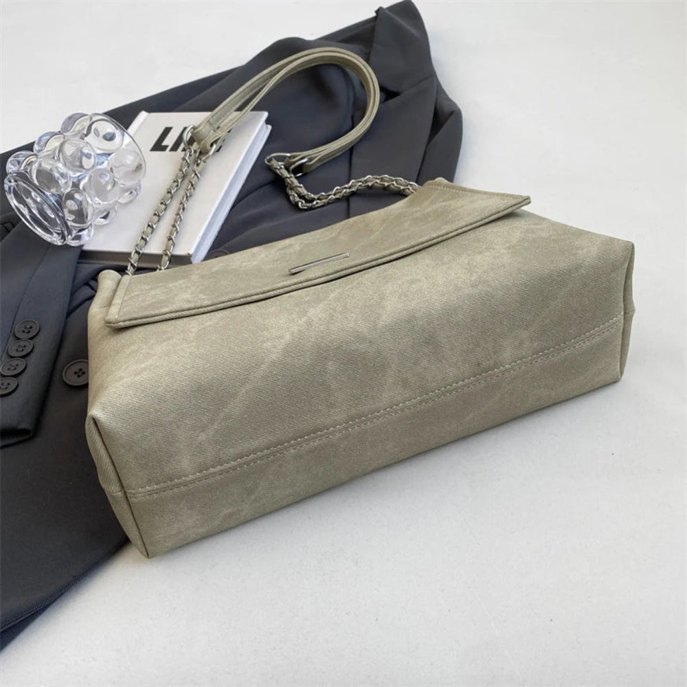 Leftside retro chian couro sacos de ombro para as mulheres simples sacola 2023 inverno crossbody saco senhora viagem bolsas vintage