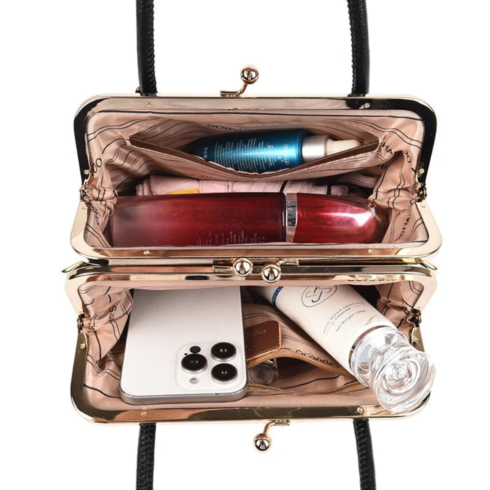 Moda de alta qualidade couro feminino ombro crossbody sacos designer clipe fivela senhoras bolsas luxo feminino tote sac um principal