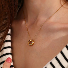 Conjunto de Joias E.B.belle Cristal Pavé Ouro