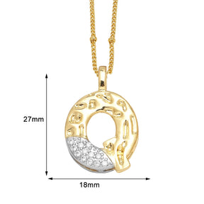 Colar Inicial Personalizado com Cristais FLOLA