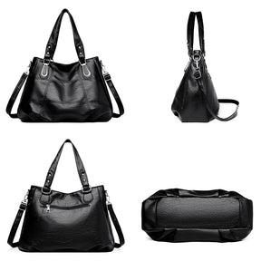 Sacola de grande capacidade para mulheres, bolsa retrô da moda, marca famosa, designer de luxo, shopping sac para meninas, nova moda, 2024