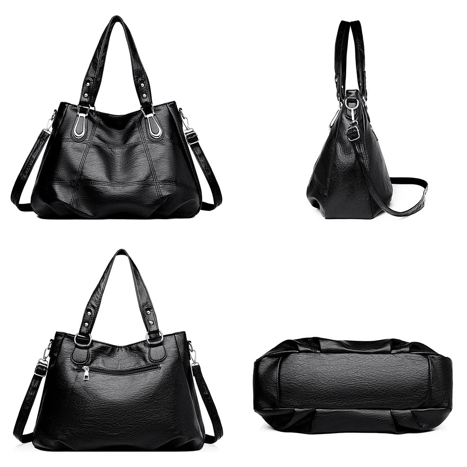 Sacola de grande capacidade para mulheres, bolsa retrô da moda, marca famosa, designer de luxo, shopping sac para meninas, nova moda, 2024