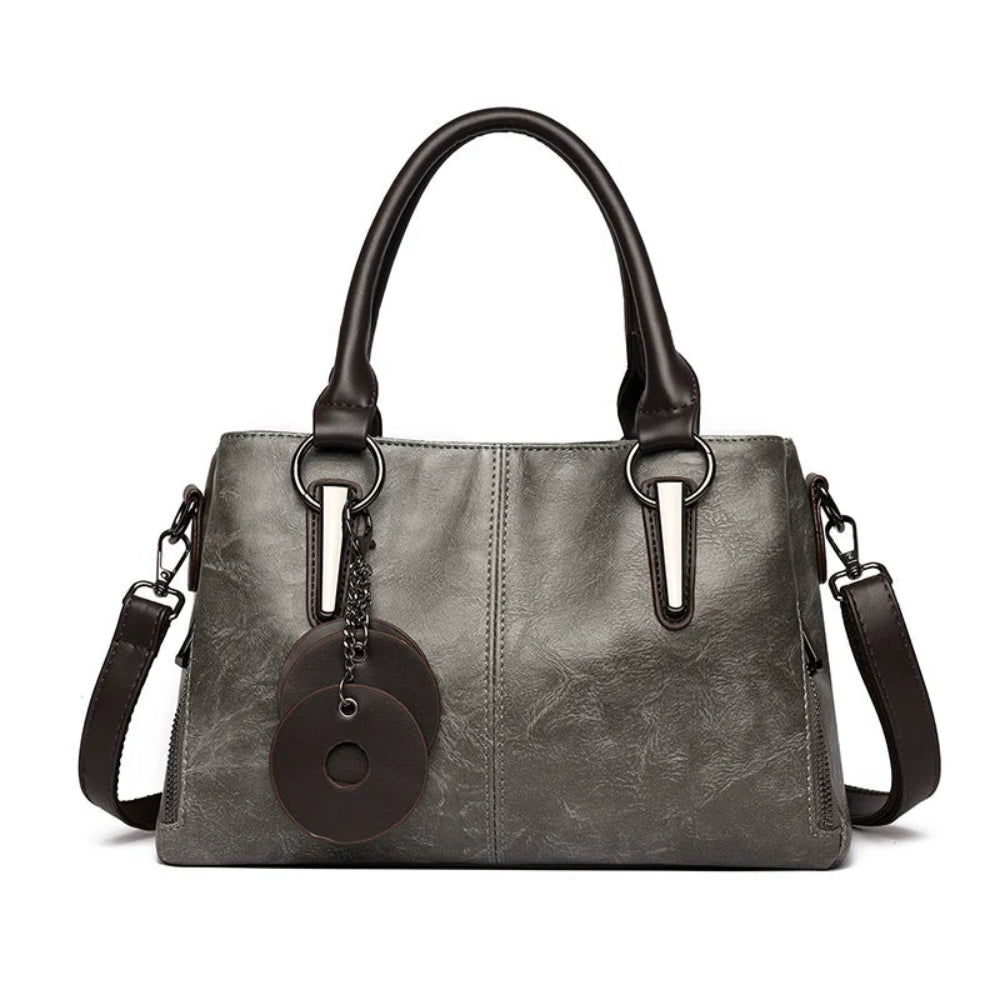 Bolsa de Couro Luxuosa Feminina - Alta Capacidade