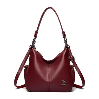 Bolsa de Couro Macio para Mulheres - Design Elegante