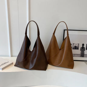 Leftside design de moda bolsa de ombro de couro para as mulheres 2023 tendência feminina simples grande axilas hobo bolsa bolsas e bolsas