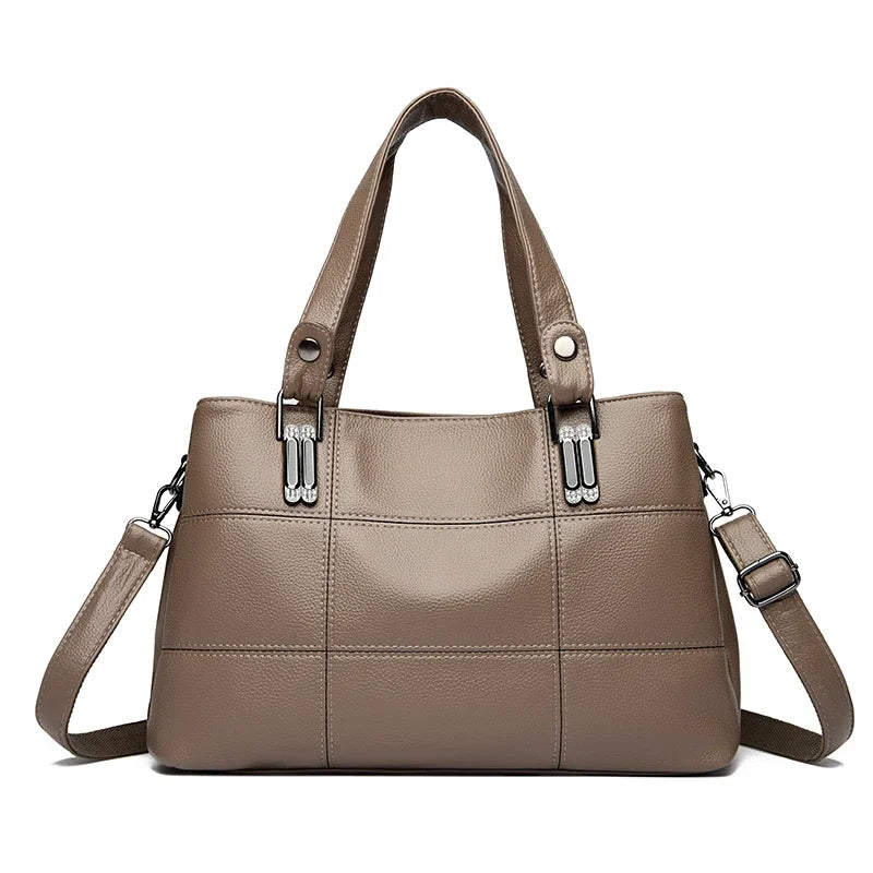 Bolsa de ombro crossbody de couro macio para mulheres sacola casual bolsa de alta qualidade marca designer de luxo, Sac, 2024