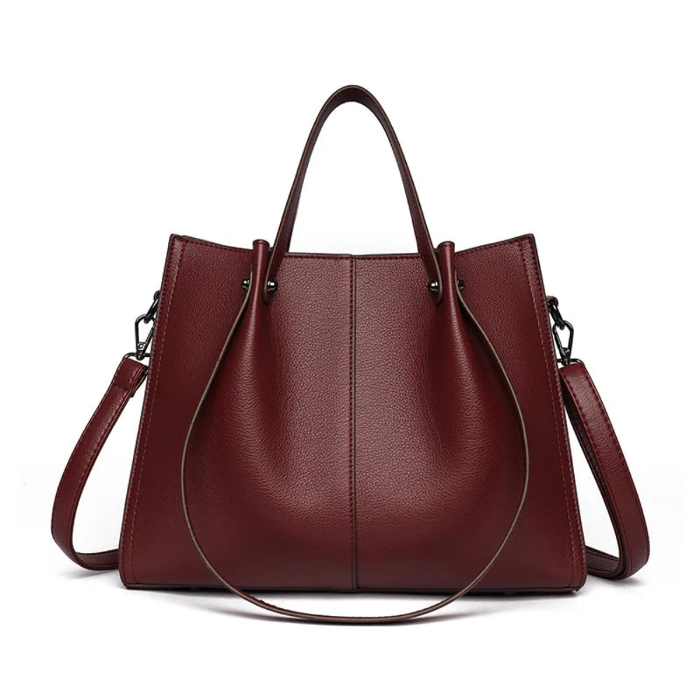 Bolsa de Ombro Luxuosa em Couro de Alta Qualidade