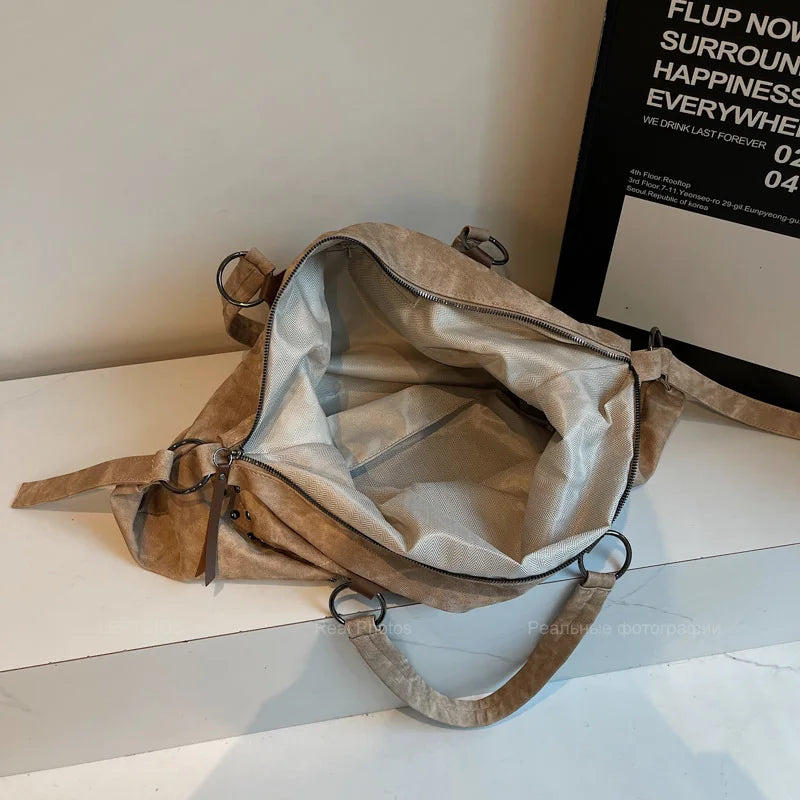 Leftside alta capacidade rebites design couro do plutônio travesseiro sacos para as mulheres 2025 novo estilo punk tendência feminina bolsa de ombro bolsas