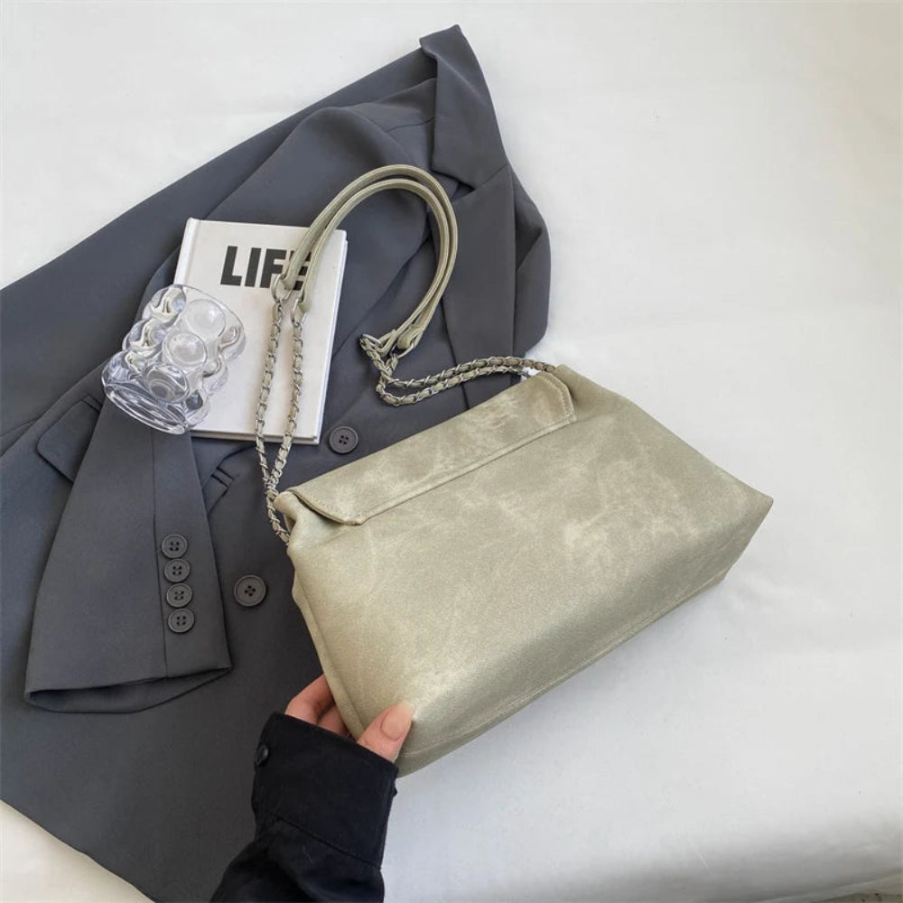 Leftside retro chian couro sacos de ombro para as mulheres simples sacola 2023 inverno crossbody saco senhora viagem bolsas vintage