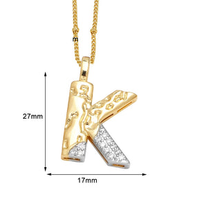 Colar Inicial Personalizado com Cristais FLOLA
