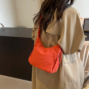 Leftside design macio pano pequeno shopper compras axilas sacos senhora bolsa de ombro para as mulheres 2024 tendência moda y2k bolsas