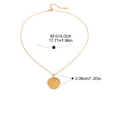 Colar Rotativo Estrela e Lua Banhado a Ouro 18K
