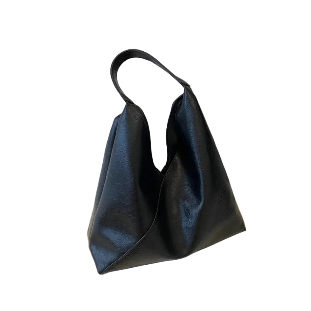 Leftside design de moda bolsa de ombro de couro para as mulheres 2023 tendência feminina simples grande axilas hobo bolsa bolsas e bolsas