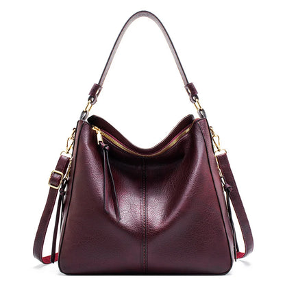 Bolsa Hobo de Couro PU Elegância Atemporal