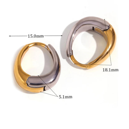 Brincos Pera em Aço Inoxidável