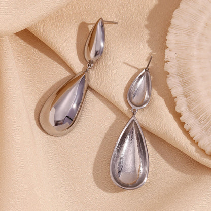 Brincos Gotas de Água Banhado a Ouro