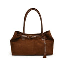 Leftside grande nupck axilas sacos senhora bolsa de ombro para as mulheres 2024 inverno nova tendência moda tendência y2k sacola bolsas