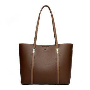 Bolsa de Ombro Luxuosa Feminina em Couro Sintético