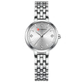 CURREN Luxo Feminino Strass Dial Relógio de Quartzo Banda de Aço Inoxidável Elegante Senhoras Relógios de Pulso