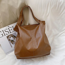 Leftside moda grande sacola de couro para as mulheres 2025 tendências femininas simples grande alta capacidade retro ombro bolsa lateral bolsas