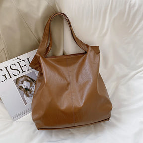 Leftside moda grande sacola de couro para as mulheres 2025 tendências femininas simples grande alta capacidade retro ombro bolsa lateral bolsas