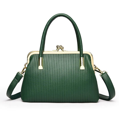 Bolsa Feminina Luxo Couro Transversal e Ombro