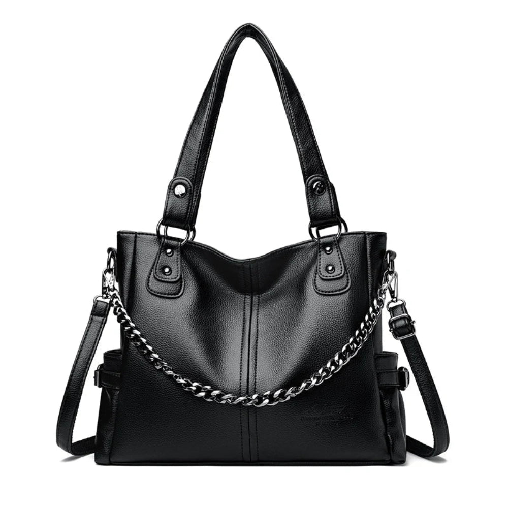 Bolsa de Luxo Feminina em Couro Macio