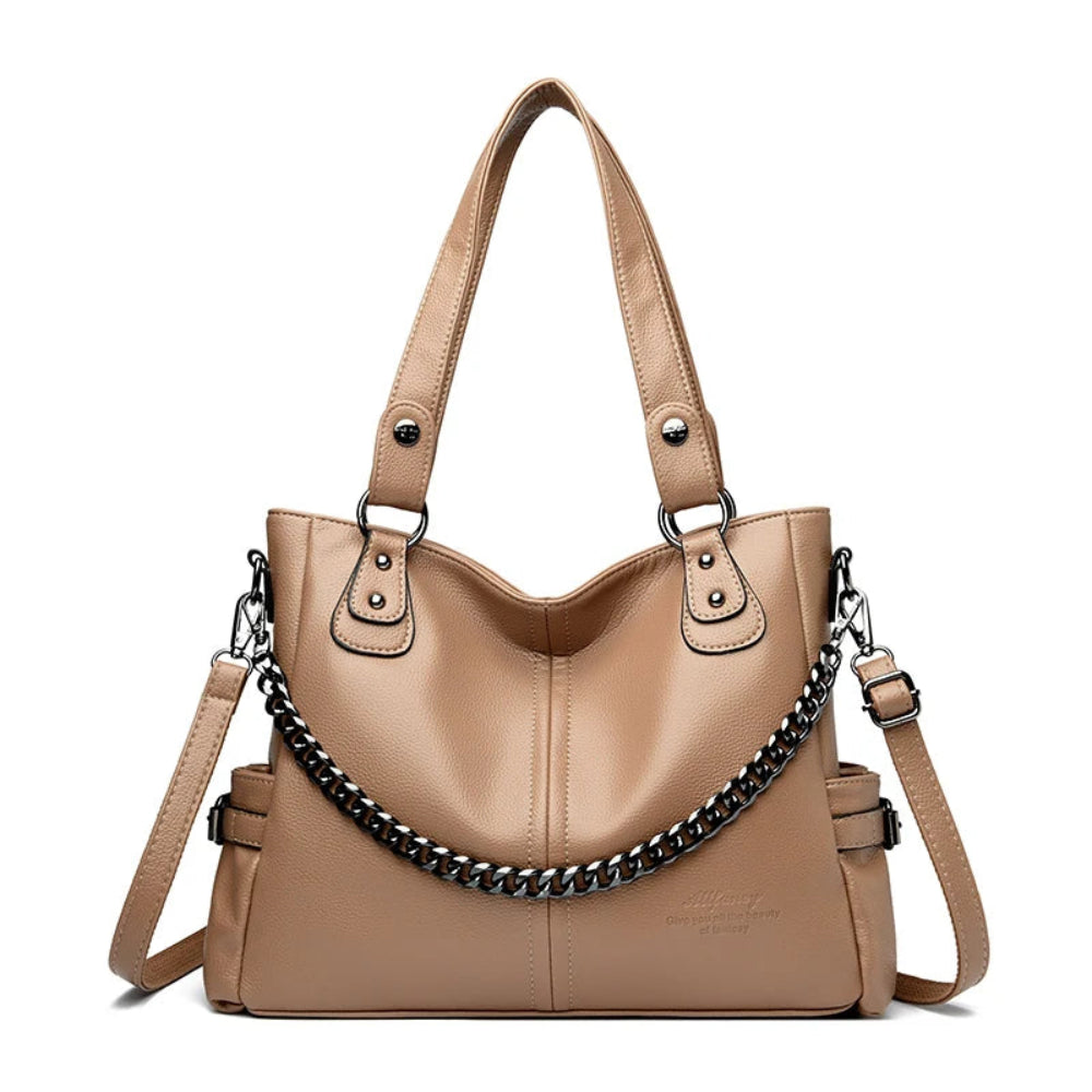 Bolsa de Luxo Feminina em Couro Macio
