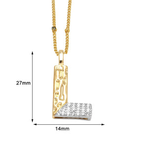 Colar Inicial Personalizado com Cristais FLOLA