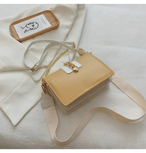 Moda corrente senhora estilingue saco com painéis cor couro do plutônio crossbody saco para as mulheres 2025 nova alça larga ombro saco do mensageiro senhoras