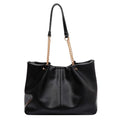 Bolsa de Ombro Elegante com Cadeado em Couro PU