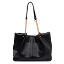Bolsa de Ombro Elegante com Cadeado em Couro PU