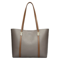 Bolsa de Ombro Luxuosa Feminina em Couro Sintético