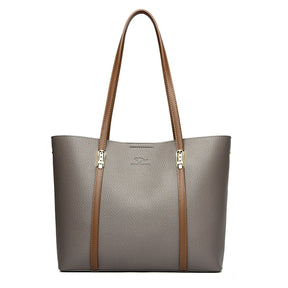 Bolsa de Ombro Luxuosa Feminina em Couro Sintético