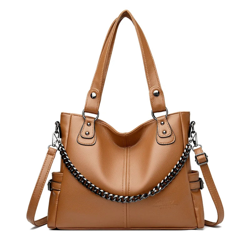 Bolsa de Luxo Feminina em Couro Macio