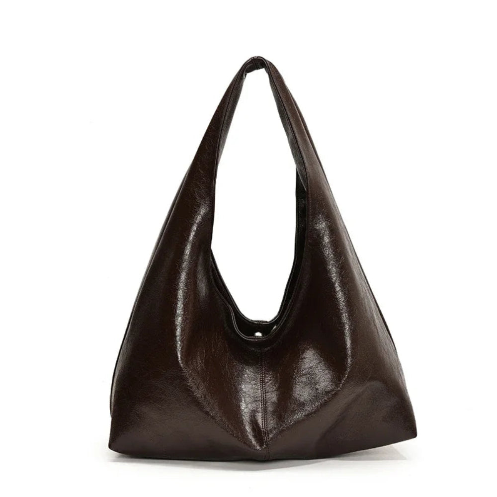 Leftside design grande couro do plutônio hobo axilas sacos senhora inverno bolsa de ombro para as mulheres 2024 nova tendência y2k bolsas e bolsas