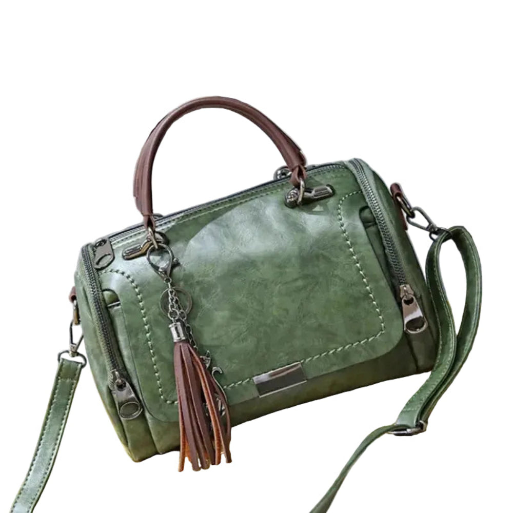 Bolsa Boston Elegance com Borla e Alça Removível