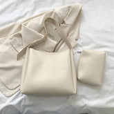Leftside moda bolsa tote de couro para as mulheres 2025 tend feminino simples grande capacidade bolsa lateral ombro bolsas e bolsas