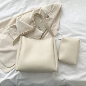 Leftside moda bolsa tote de couro para as mulheres 2025 tend feminino simples grande capacidade bolsa lateral ombro bolsas e bolsas