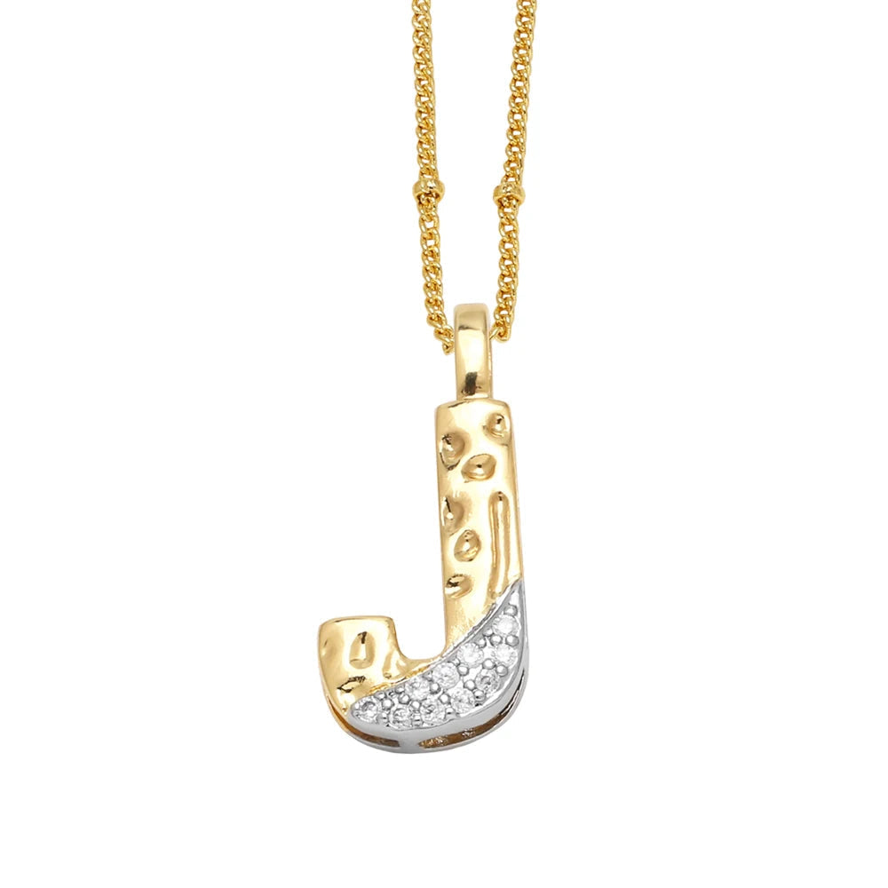 Colar Inicial Personalizado com Cristais FLOLA