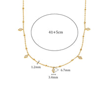 Colar Pingente Rhombus Zircão 18K Banhado a Ouro