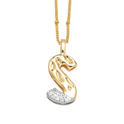 Colar Inicial Personalizado com Cristais FLOLA