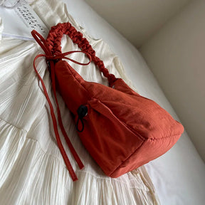 Leftside design macio pano pequeno shopper compras axilas sacos senhora bolsa de ombro para as mulheres 2024 tendência moda y2k bolsas