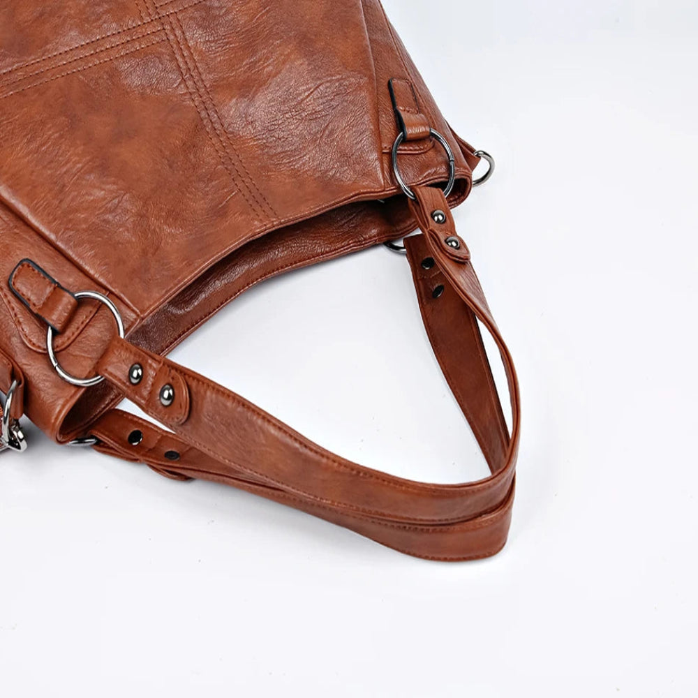 Bolsa de couro macia simples para mulheres, sacola famosa, grande capacidade, bolsas de ombro, designer de luxo, elegante, alta qualidade