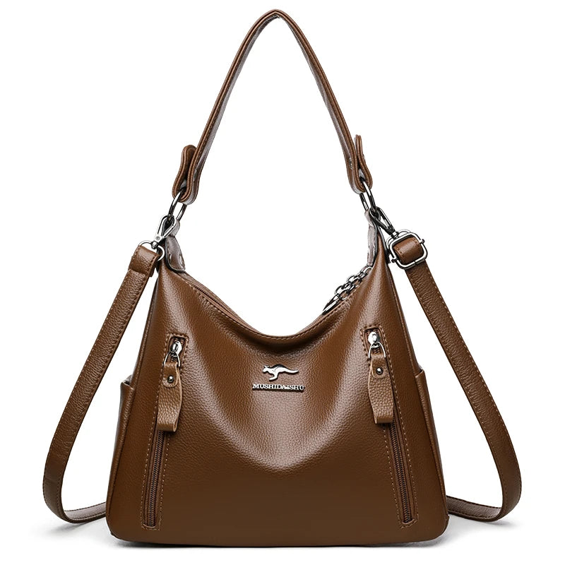 Mulheres crossbody saco de luxo designer oblíqua cruz bolsa ombro único grande capacidade bolsas retro fosco couro do plutônio hobos