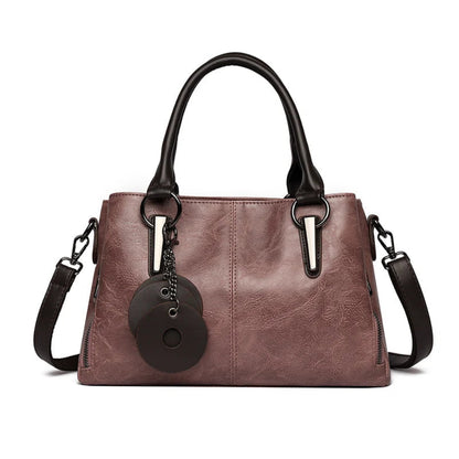 Bolsa de Couro Luxuosa Feminina - Alta Capacidade